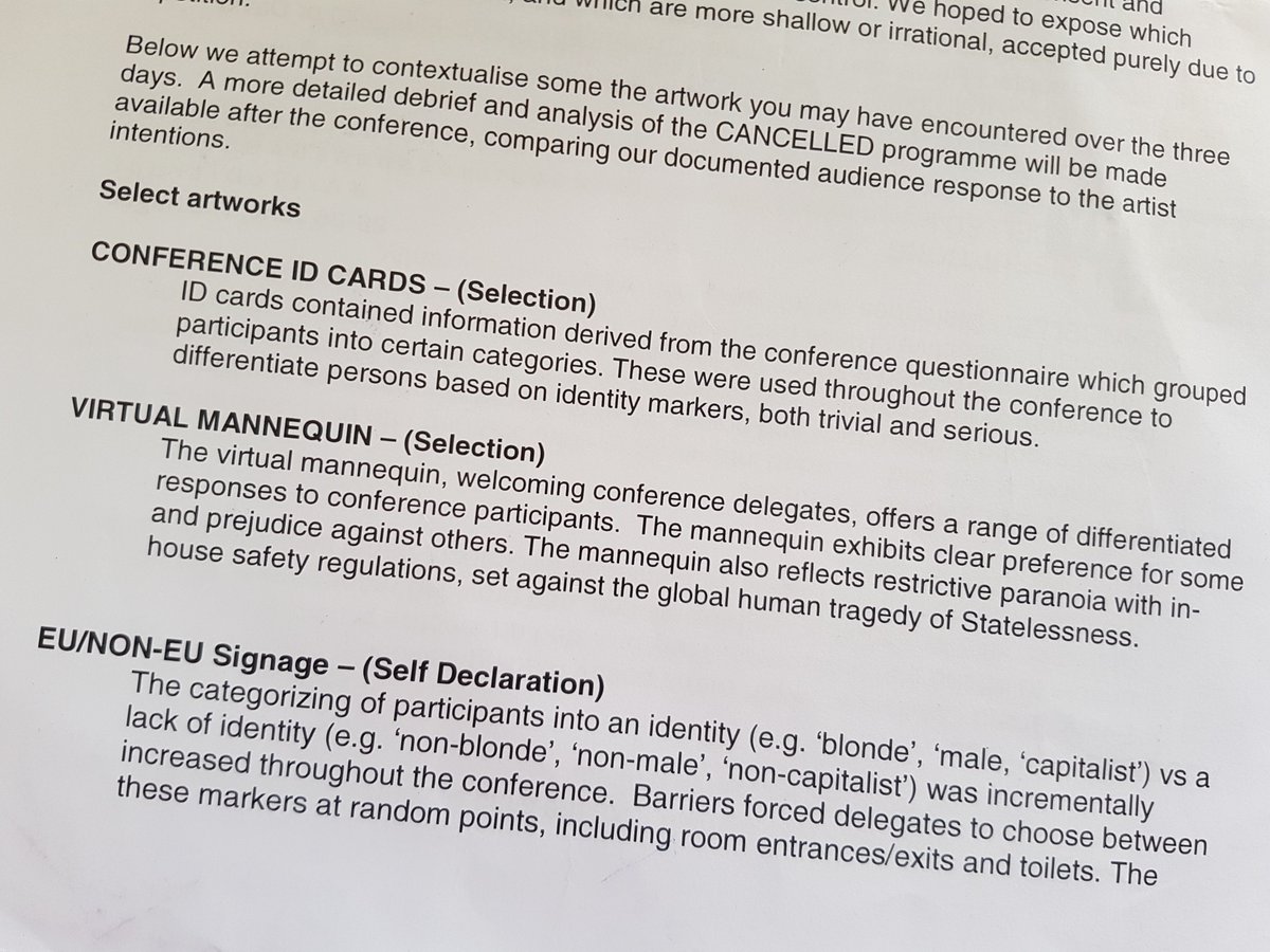 Would love to see #ArtToDisrupt approach at more policy/legal/academic/UN etc events. Enjoyed the #statelessnessCANCELLED interventions et <a href="/institute_si/">ISI</a> #forinclusivesocieties conference last week - thought-provoking and engaging <a href="/empathyandrisk/">Empathy and Risk</a>