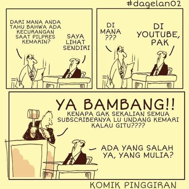 Selain baju kotak kotak Pilpres Indonesia juga menghasilkan yg kocak kocak!