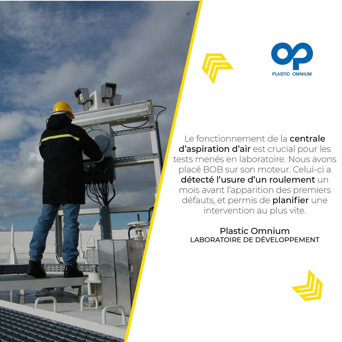bobassistant's tweet photo. #RetourExperience - @PlasticOmnium a choisi @bobassistant pour sa fiabilité dans sa stratégie de #maintenancepredictive. Le fabricant de pièces et modules de carrosserie délivre son retour dans l'usage de notre solution.  #Industrie40 #IIoT #Automobile https://t.co/ungk725HYm