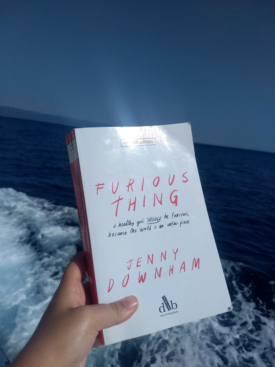 Sun, sea, & an absolutely gripping read by #JennyDownham. What more could a gal want?

(Seriously guys though, WHAT. A. READ. A reminder that we have the right to be angry.) #furiousthings @DFB_storyhouse