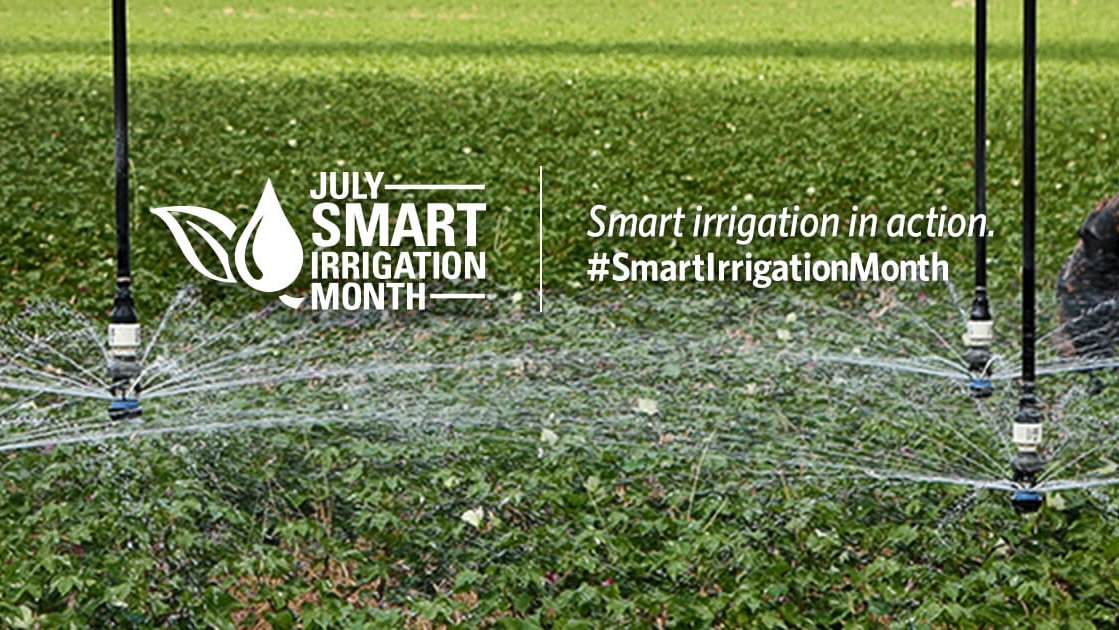 ZimmaticUSCA's tweet photo. It's Smart Irrigation Month, and we're joining the @irrigationassoc to raise awareness about the important role precision irrigation will play in the future of farming. #smartirrigationmonth https://t.co/5Th9DSC0NT