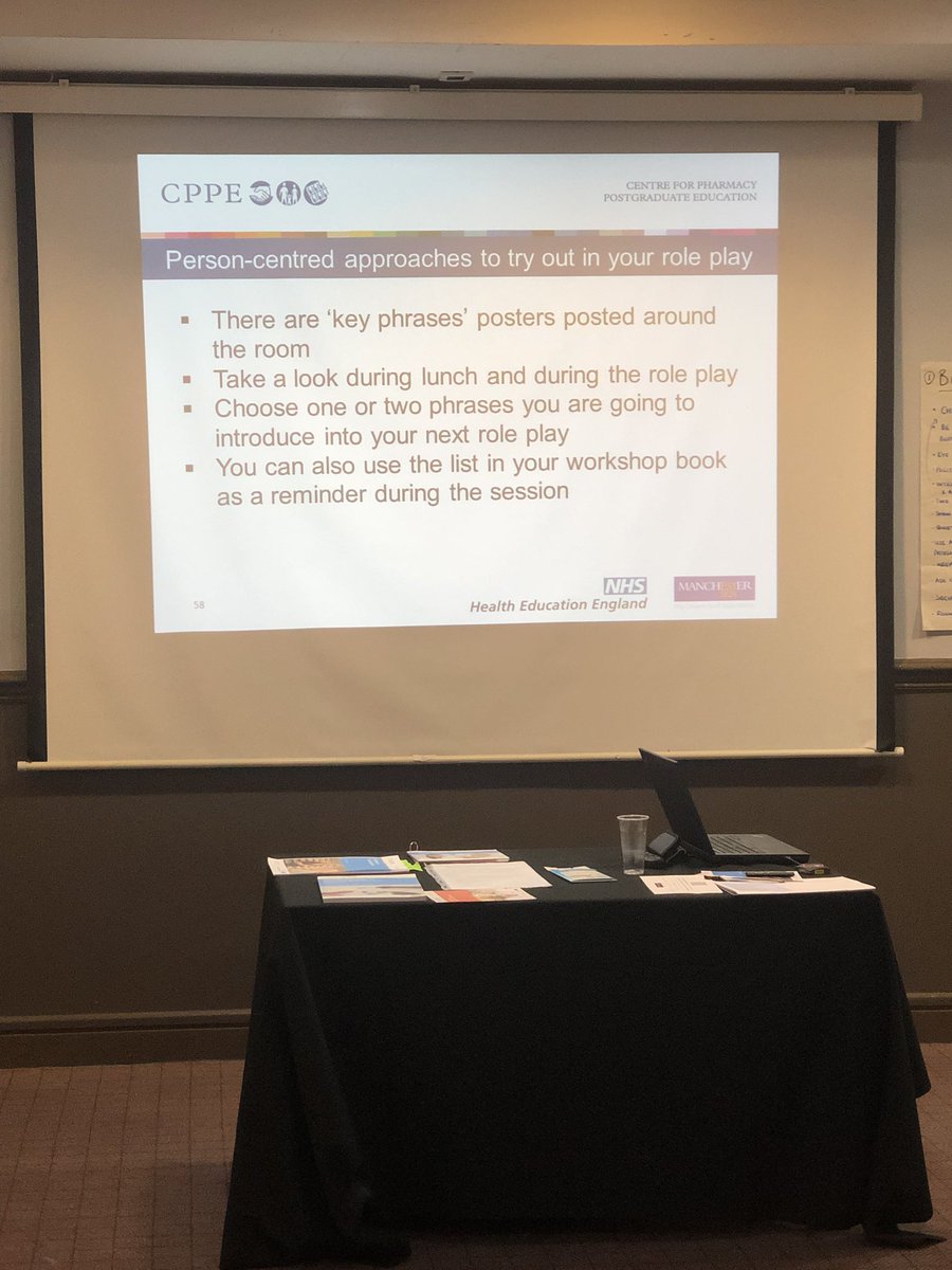 michellecppe's tweet image. Having a great confidence in consultation skills workshop with a varied range of pharmacy professionals