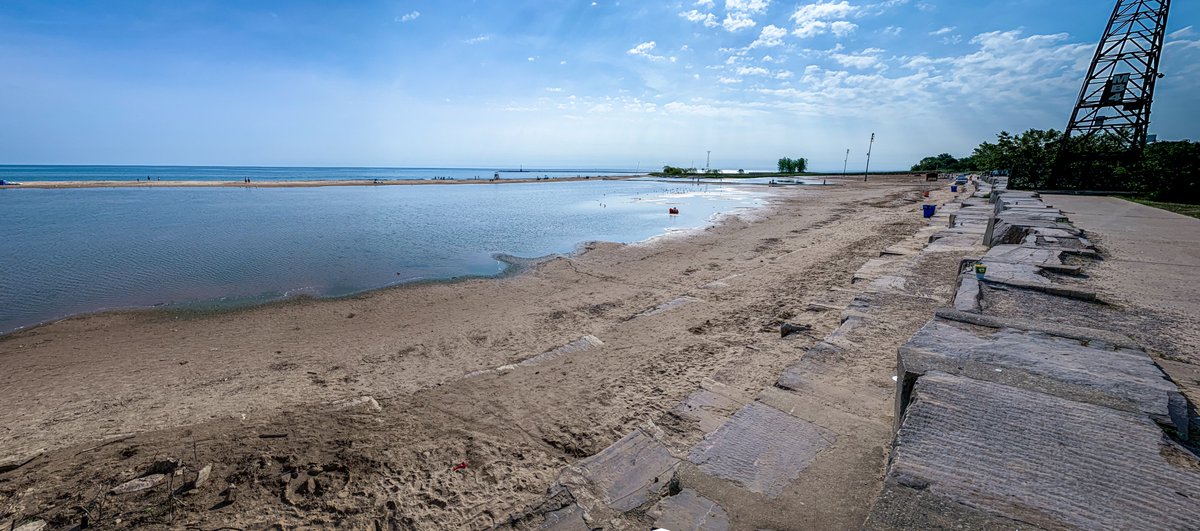 ChiTown BeachTown Tournament on Sunday at Montrose Beach Chicago where's the beach? Tournament still held in park across the street, and the brackets canceled because of storm, Chicago weather.....