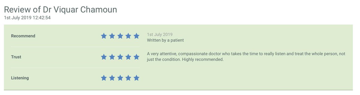 DoctorSecretary's tweet image. Another great review for one of our consultants🙂
#patient #PatientCare #phoenix_h_group