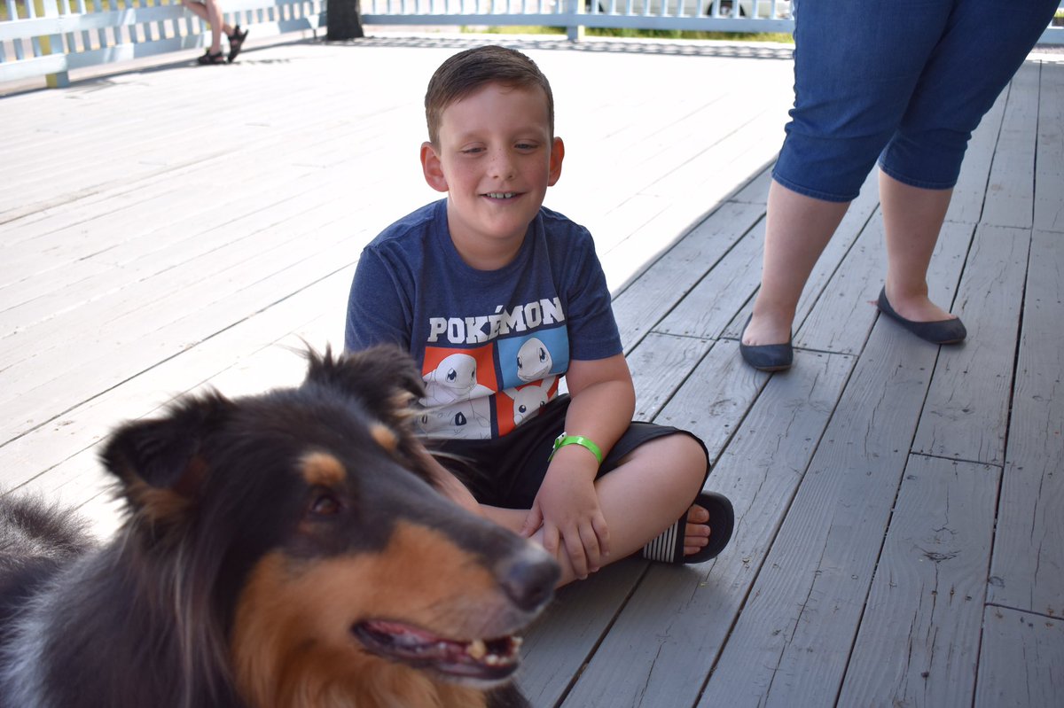 autism_SAFE's tweet photo. Meet the Therapy Dogs was a hit! Our families and the dogs love ice cream too! Lots of friends, old and new! Thanks Jeannine Morrissey for all the awesome pictures! #therapydogs #meetthetherapydogs #autism_SAFE #ASD #malacari #icecream #nepa #social #funwithfriends https://t.co/y2TnkSEqY1