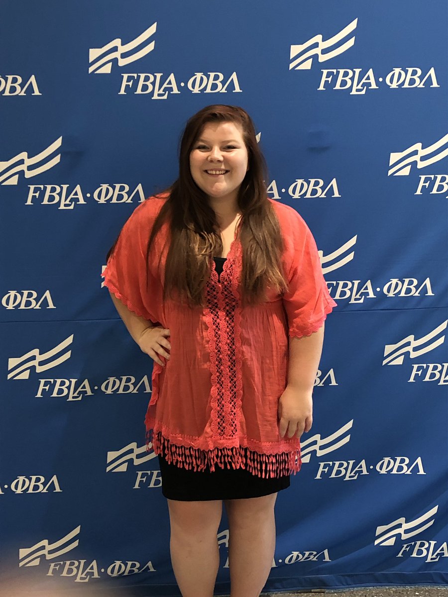 PurdyFBLA's tweet photo. Shana Whisman made finals in Client Service at FBLA Nationals! Good luck Shana! @PurdyRIISchools @kayewright22 @ash_mason14 https://t.co/etZ7Li3WaJ