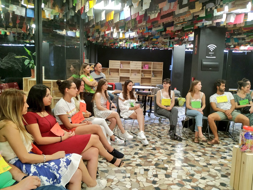 ImpactHubMAD's tweet photo. ¡Comenzamos el #CBSBootcamp reuniendo a emprendedores creativos europeos dentro del programa #CrestiveBusinessStudio! Una semana de formación, actividades y networking para poder avanzar con sus proyectos de emprendimiento y ver opciones de internacionalización ¡Bienvenidos! https://t.co/4K39wSg8Eq