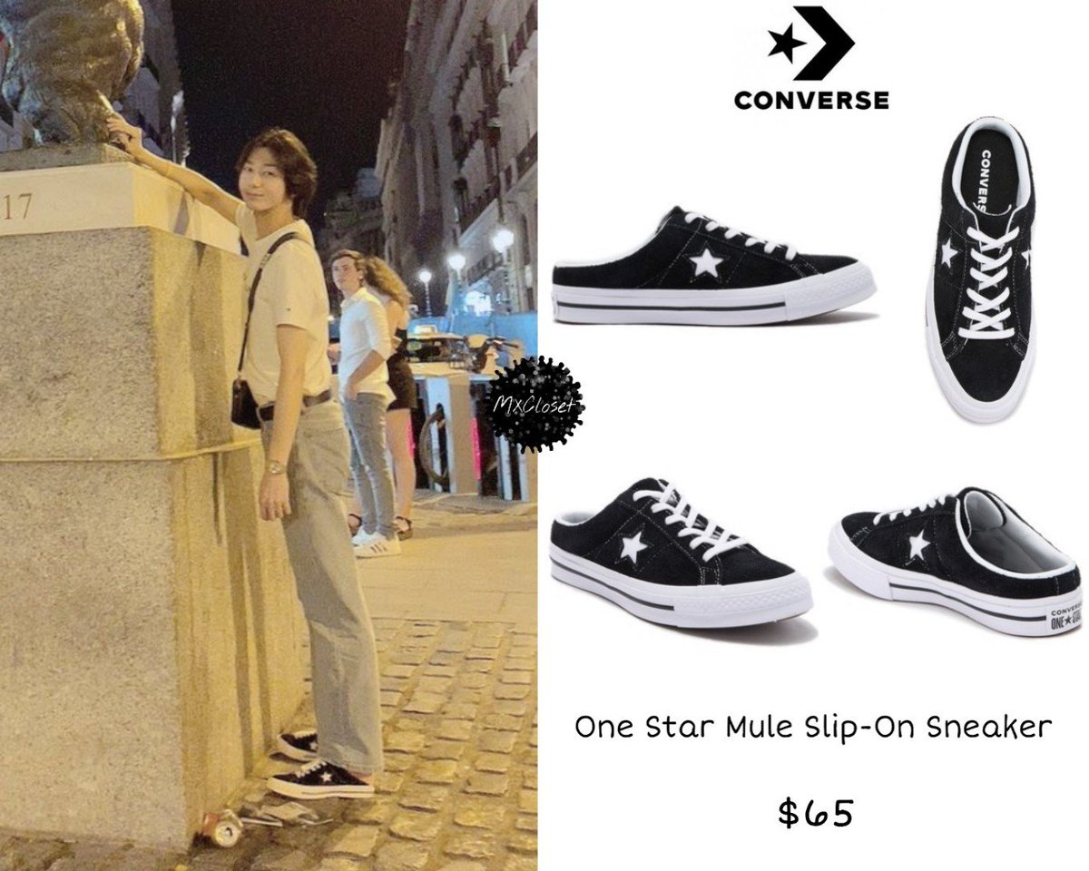 converse one star mule sneakers