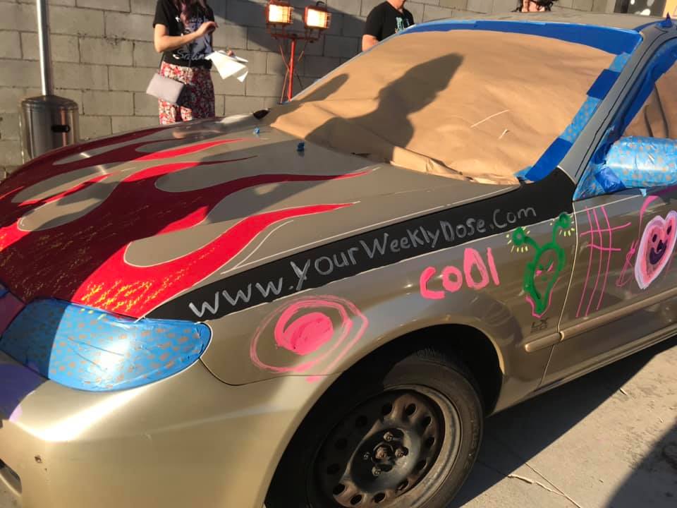 YourWeeklyDose1's tweet photo. This past weekend we painted a car with our friend @mmonogram  for his Last Friday event. Always good times @SurferJackInc https://t.co/uK0TVhLjaC