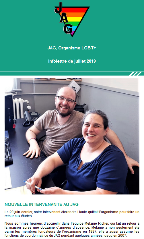 lejagorg's tweet photo. Notre infolettre de juillet est en ligne: https://t.co/N8ZYCVZRrU~~ https://t.co/JKbfyEJr79