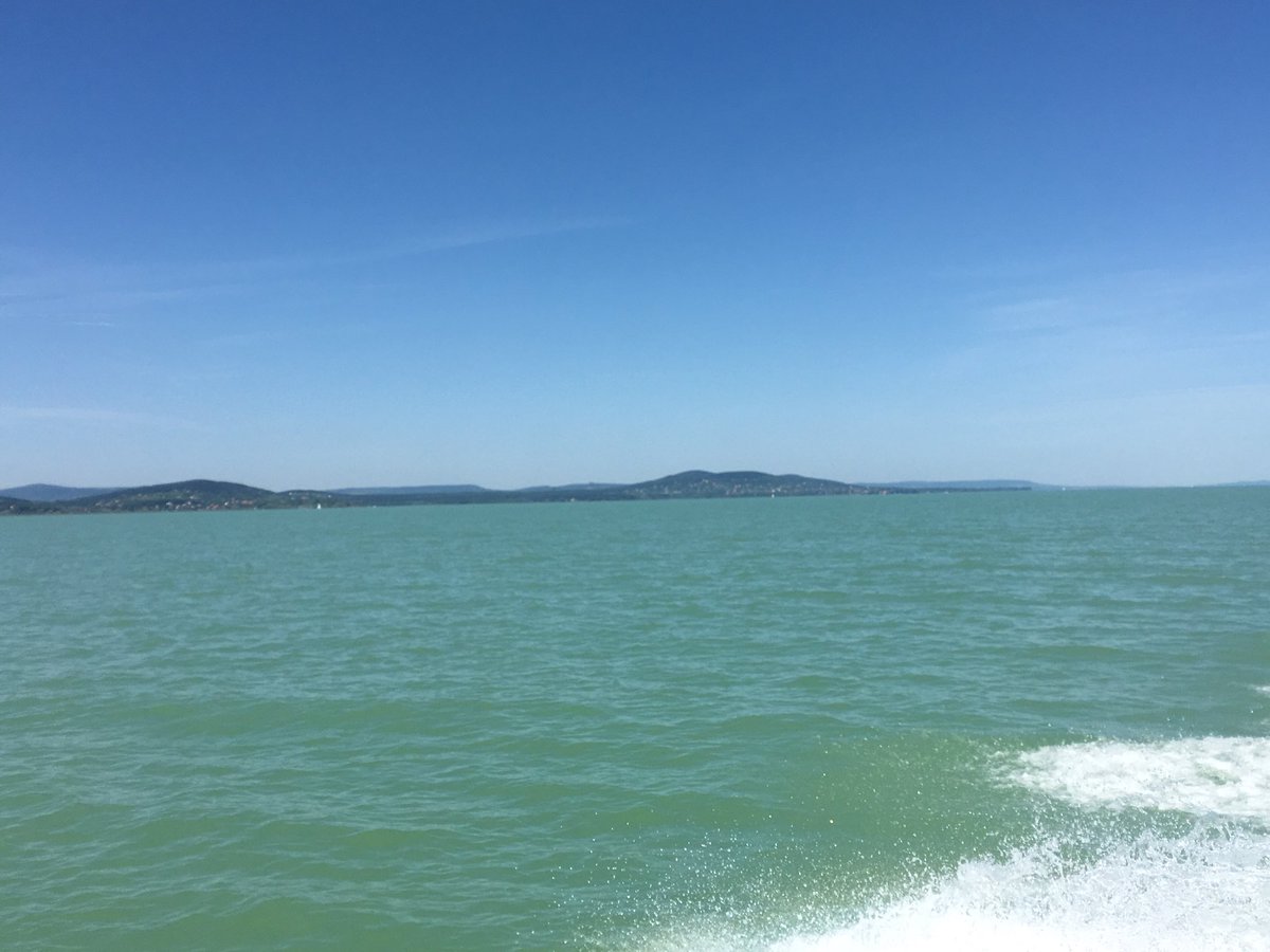 calriddick's tweet photo. Fantastic first day out on Lake Balaton to install the ⁦@MONOCLE_H2020⁩ kduinos on fixed platforms (and of course some TriOS radiometry and water samples while we are here!) ⁦@drpeterhunter⁩ ⁦@MortimerWerther⁩ https://t.co/Fg3iaWicCE