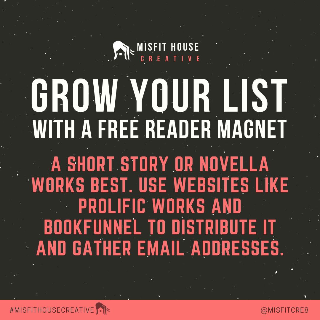 #tips #magnet #misfithouse #prolificworks #bookfunnel #writers #authors #PLT