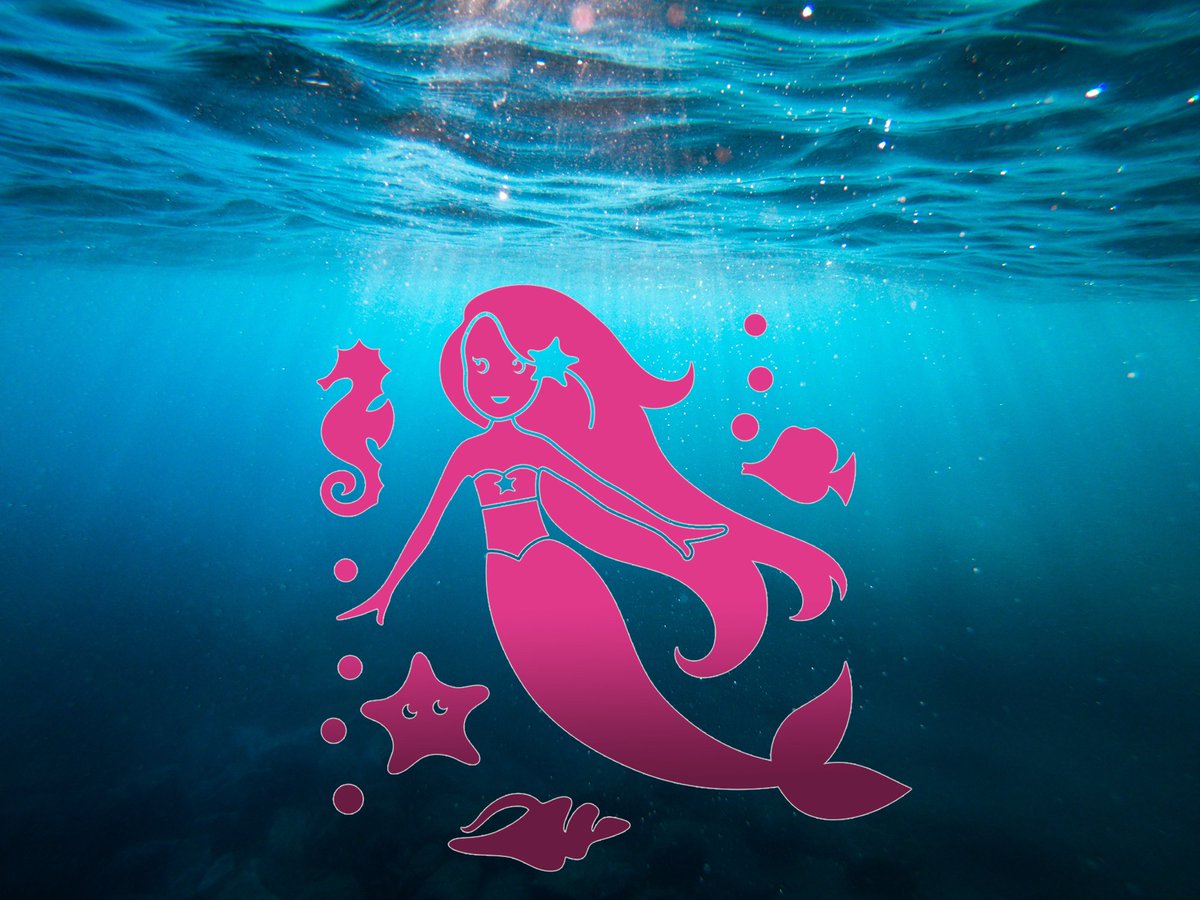 Happy #MermaidMonday! 
🧜‍♀️
We've just released this brand new #mermaid #sticker! She comes with an assortment of underwater friends that you can arrange however you'd like!
👇
inbloomstickers.com/products/283/f…