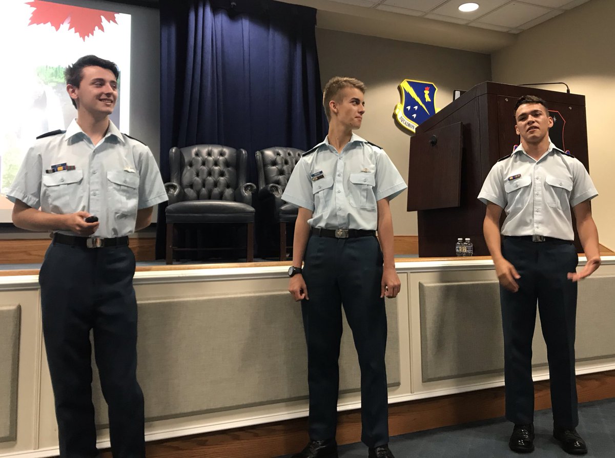 Our Canadian cadets prepared a presentation about their home country for Canada Day! 🇨🇦  @cadetsca #2019COS