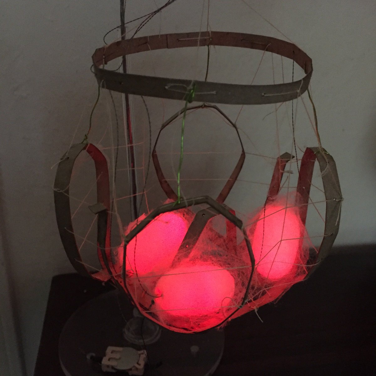 CorinneTakara's tweet image. Cocoons work really well, too! #lightdiffusion #makerspace Haven&apos;t tried pasta! Cool idea!