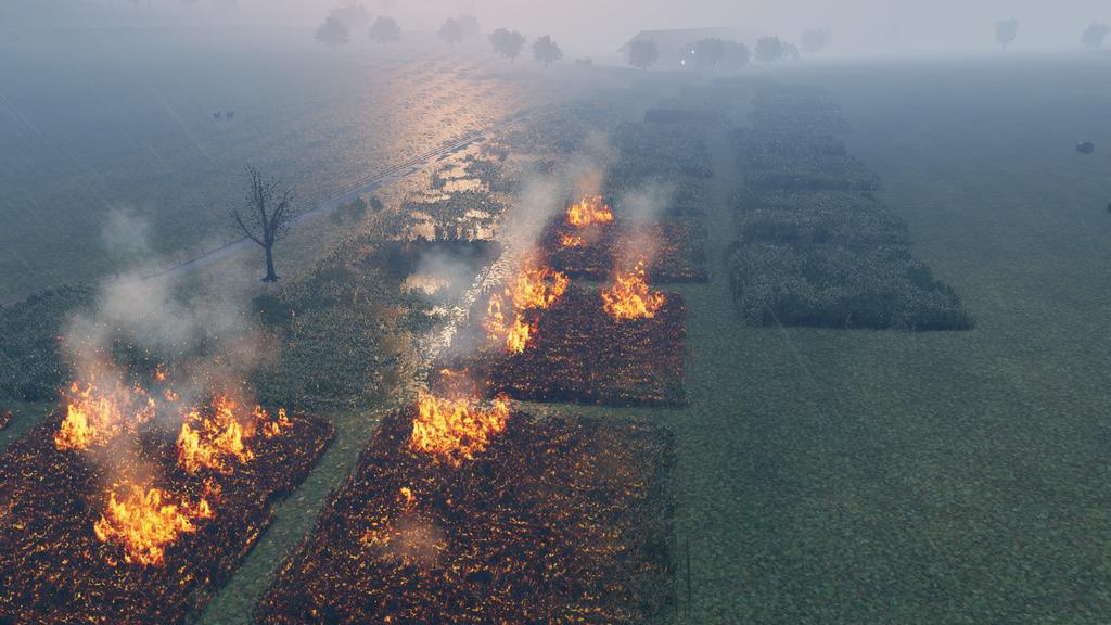 Dank des dynamischen Wettersystems und der Tag-/Nacht-Simulation bildet TEAMWORK eine möglichst realistische Grundlage für Übungen.
So hat Starkregen eine gewisse Löschwirkung, während sich z.B. durch Wind ein Waldbrand - wie in der Realität - schneller ausbreitet.