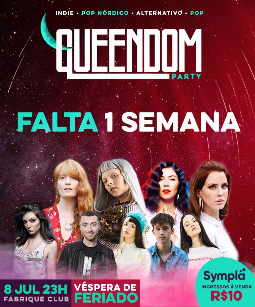 QueendomParty's tweet photo. Apenas 1 semana para dançarmos e cantarmos ao som das nossas artistas favoritas. 😍😍😍
Garanta o seu ingresso antecipado pra garantir aquele desconto e evitar filas 😉
⠀
🎫 Ingressos: https://t.co/U0jJxFa5Eq
📆 08 de julho
⏰ 23h
📌 Fabrique Club https://t.co/oRUrsQb8UH