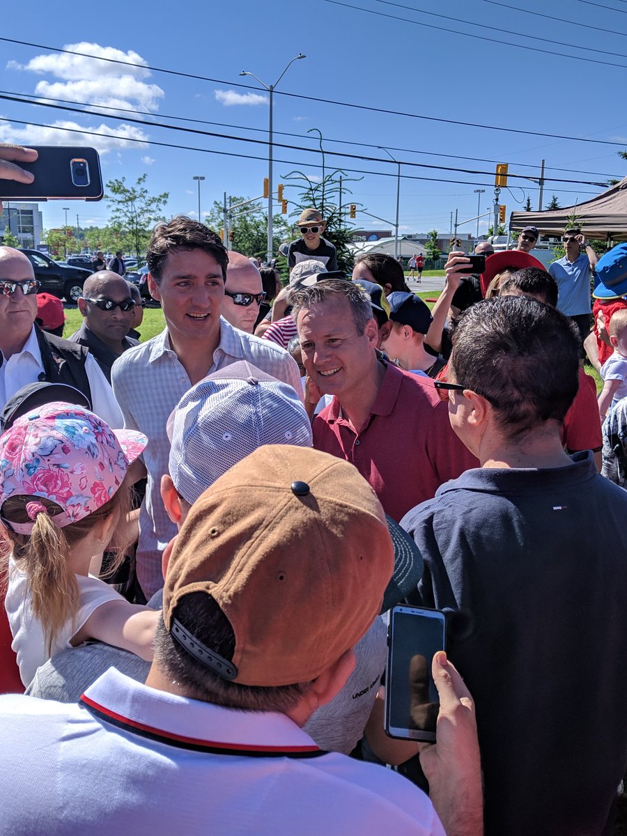 ChrisHRodgers's tweet photo. Welcome to #Carleton PM @JustinTrudeau! Thrilled to have you here at Claudette Cain Park in #RiversideSouth! 

Happy #CanadaDay2019 !! 🇨🇦🇨🇦 https://t.co/Rr1FAMbhkh