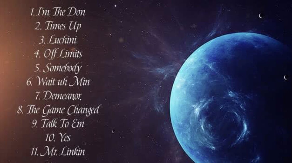 TravLinkin's tweet photo. Here is the cover and tracklist for the mixtape I will be dropping tonight https://t.co/Rc20de2kof
