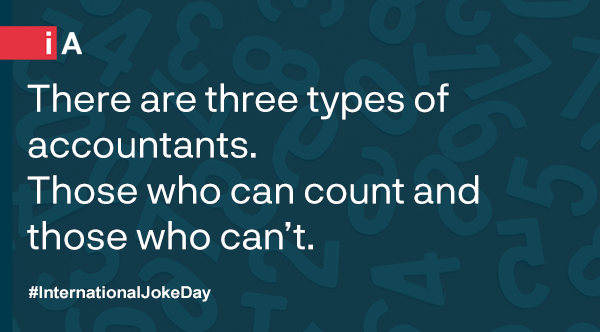 inniaccounts's tweet photo. Happy International Joke Day!

#AccountantsAreFun #InternationalJokeDay  #HappyMonday #lol https://t.co/iJgOh2kplv
