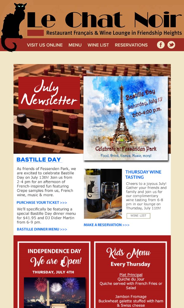 Summer never tasted so good at Le Chat Noir! bit.ly/2NlTqGb
