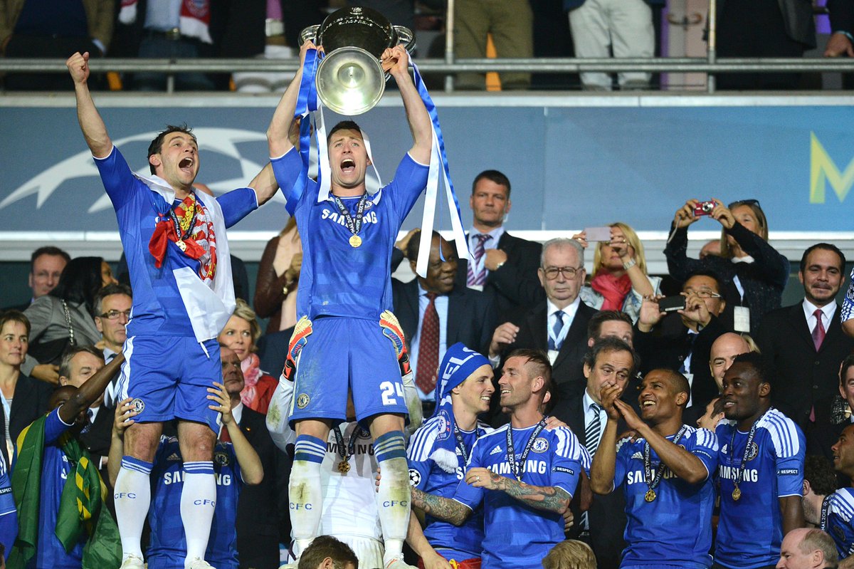 ChelseaFC's tweet photo. 🏆🏆 Premier League
🏆🏆 FA Cup
🏆🏆 Europa League
🏆 League Cup
🏆 Champions League

He's won it all. 👌 https://t.co/BXHGR8e16M