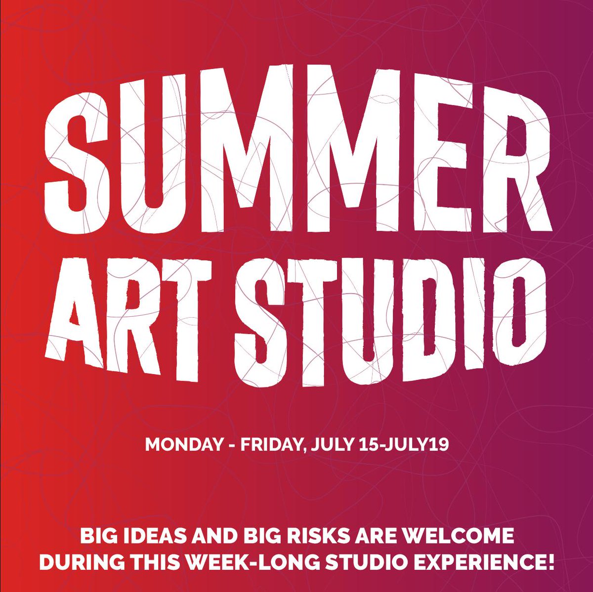 Registration closes July 8th! Don't miss out on this exciting summer opportunity! 
Ages: 5-7 9am-noon ($40/$48 members/non-members)
Ages: 8-12 1pm-4pm ($44/$55 members/non-members)

Register at eiu.edu/tarble