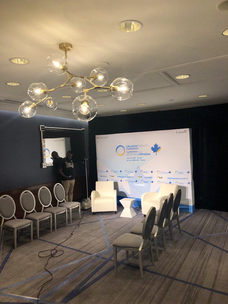 algrant614's tweet image. #UkraineReformConference starts tomorrow! Dress rehearsal today at @UofT and @FairmontRYH. Everything is set for fulsome discussion on irreversibility of reforms and Ukraine’s future. 

@UkrReformConf 
@UHToronto
@UKRinCAN
@CanEmbUkraine