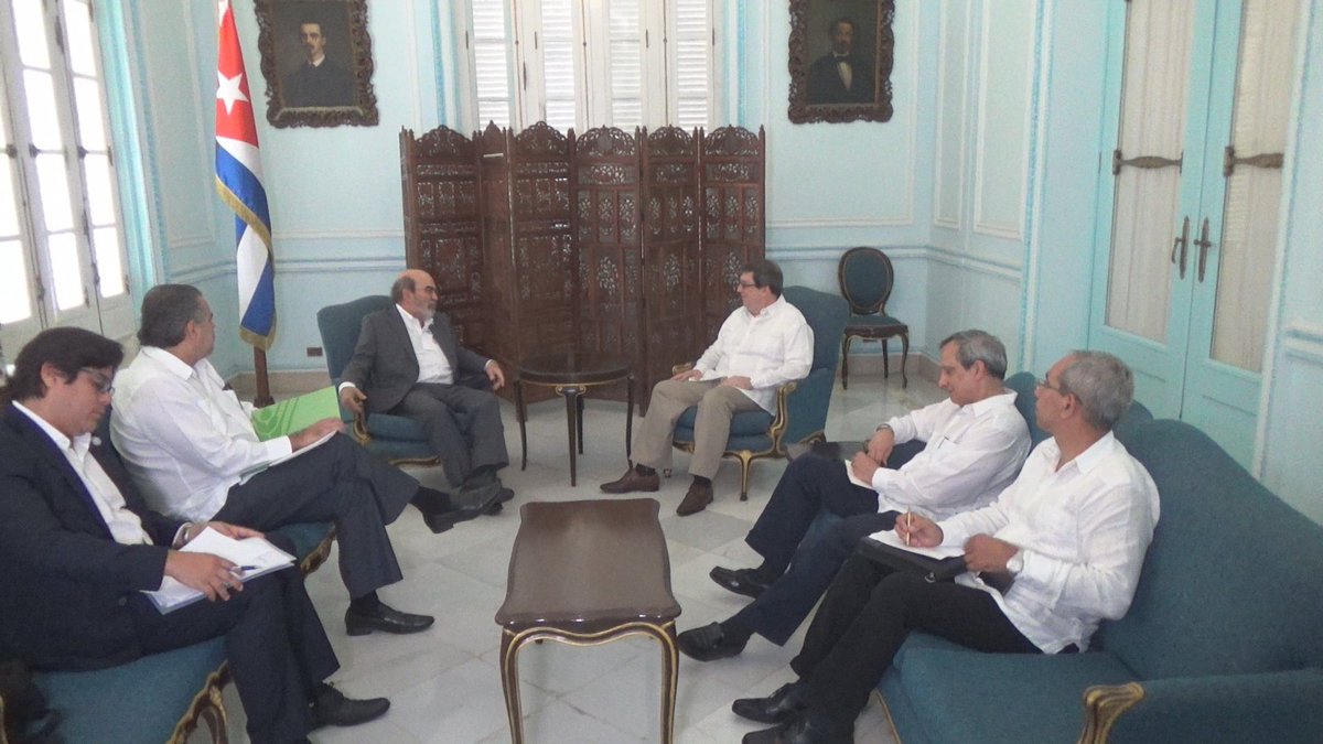 Chancellor of Cuba receives FAO Director-General