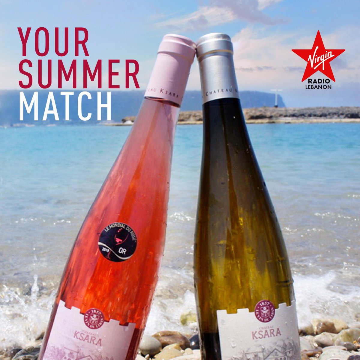 ChateauKsara's tweet photo. Fans of Château Ksara, it's time to taste the Summer with our latest Giveaways! We are offering you daily prizes during the entire month of July. Stay tuned to @virginradioleb with Sally Geha and Daniel Habib for a chance to win a selection of summer wines from Château Ksara https://t.co/7bXN7FNJpn