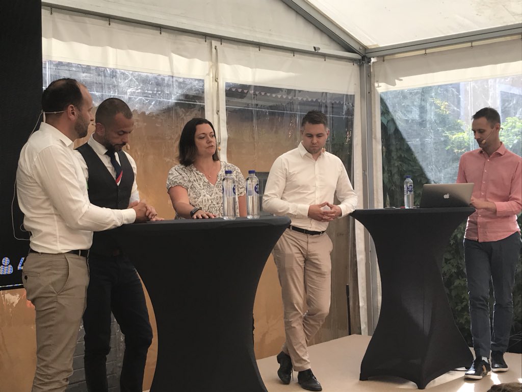 systerT's tweet photo. Bra avslutning må #Almedalen19  m @ylvalage #NCCab ”vi är många som tänker som entreprenörer som vill förändra o effektivisera byggarbetsplatserna. Vi behöver standardisera v processer #TPO https://t.co/pm52qli4aB