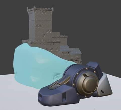 ClipsAim's tweet image. Esta se va a descontrolar Filtra el pie de un robot gigante que se construirá en la planta de presión y que al parecer luchará contra el monstruo de pico polar.💥😱