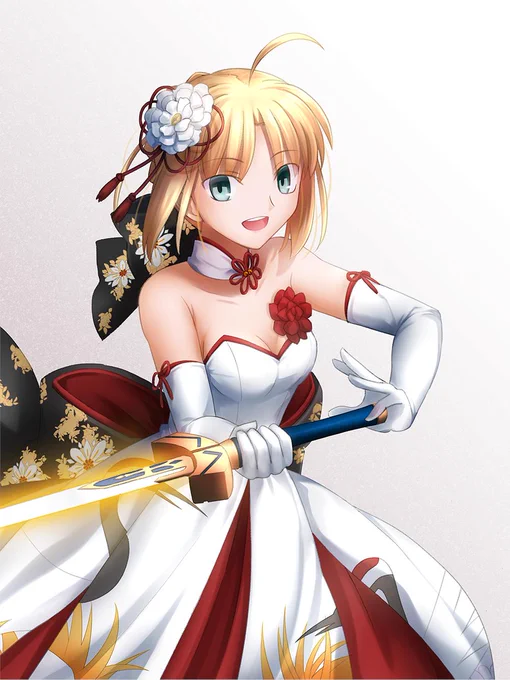 表紙イラストは着物ドレスセイバーなのじゃ! 