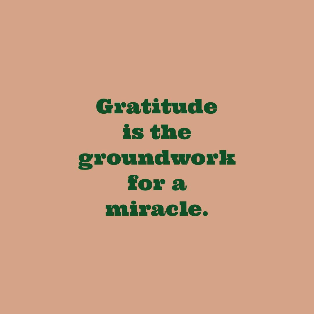 Will you choose to be grateful for the small blessings today?