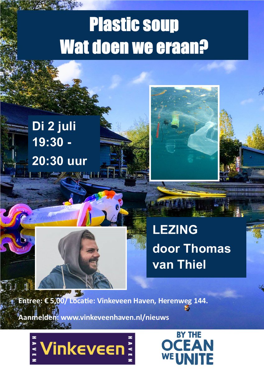 Voor wie meer wilt weten over de #plasticsoup en wat we er in DRV aan kunnen doen.