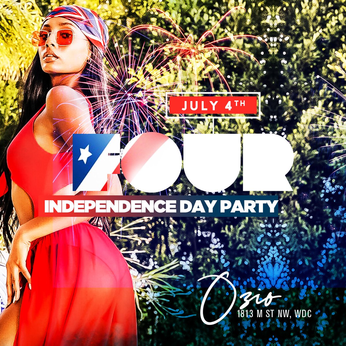 Indépendance Day party! 🇺🇸 #oziodc #4thofjuly  #INDEPENDANCEDAY