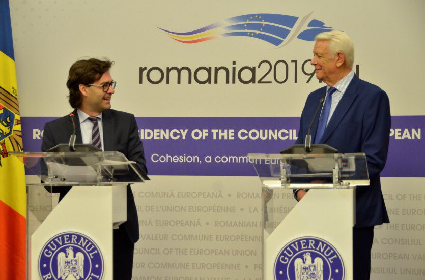 The utmost importance of the #European 🇪🇺 path for the Republic of Moldova 🇲🇩 &amp; the strengthening of the ↔️ #BilateralRelations have been underlined ✅ today by <a href="/teodormelescanu/">Teodor Melescanu</a>. @Diplomacy_RM <a href="/nicupopescu/">Nicu Popescu</a>