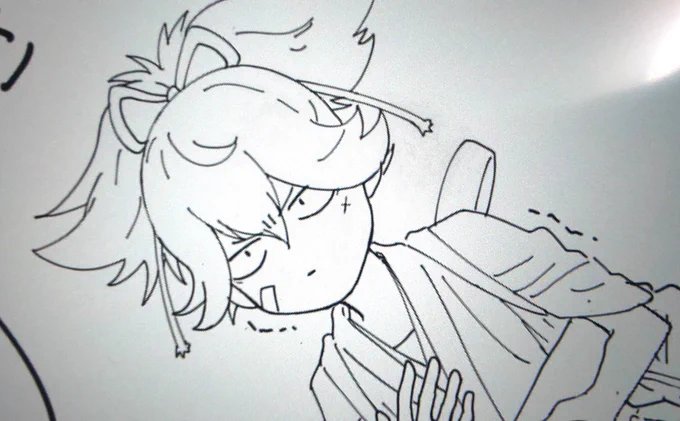 (ほぼ)初描きのさよちん 