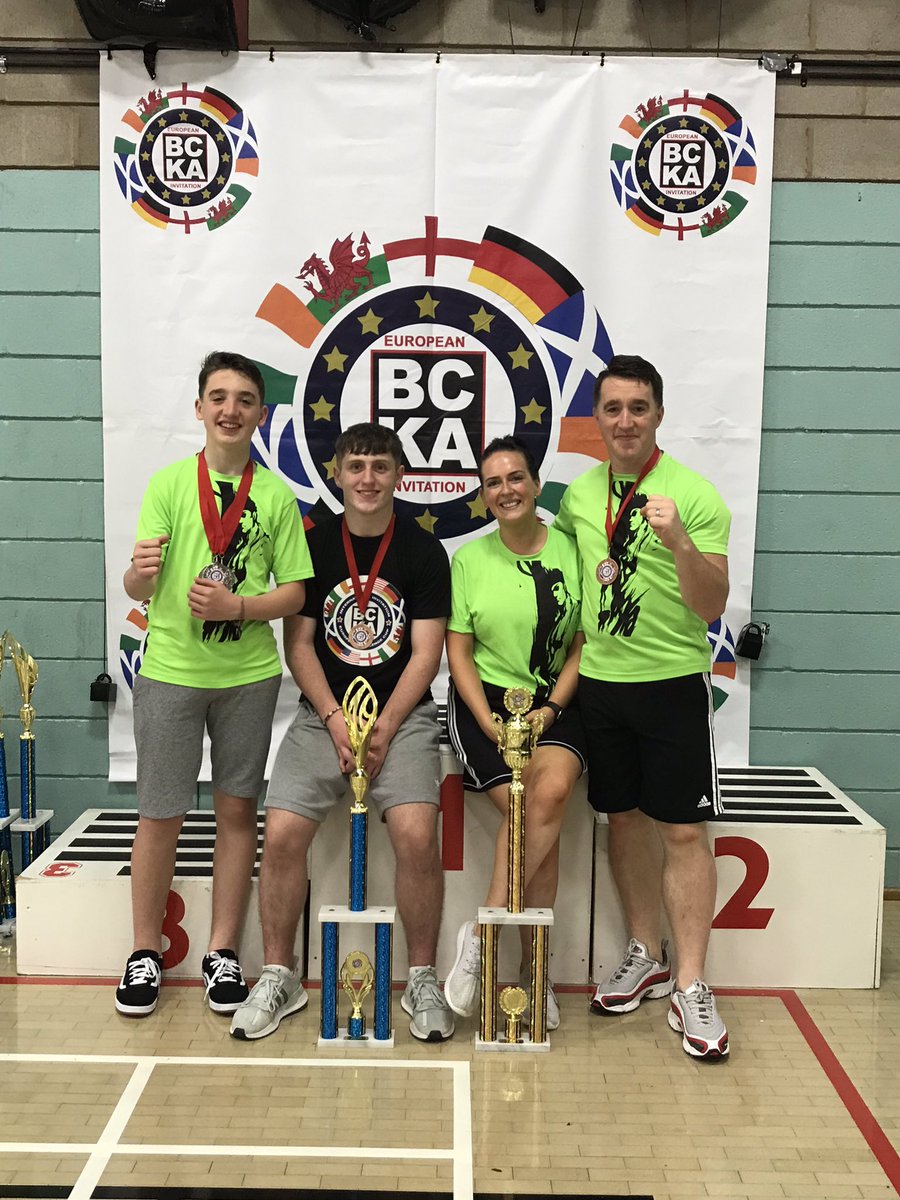 Mrscathark's tweet photo. What a weekend! Ladies Kumite European Champion! Couldn’t do it without my boys! #teamni #teammfka https://t.co/hQZL3b8SCh