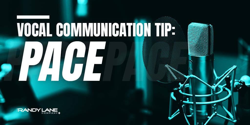 TheRandyLaneCo's tweet photo. #VocalCommunication Tip: Slow the pace to explain ideas, features & contests. Quicken the pace to demonstrate excitement & humor! #radiotips #randylane https://t.co/BNUjp8PC4h