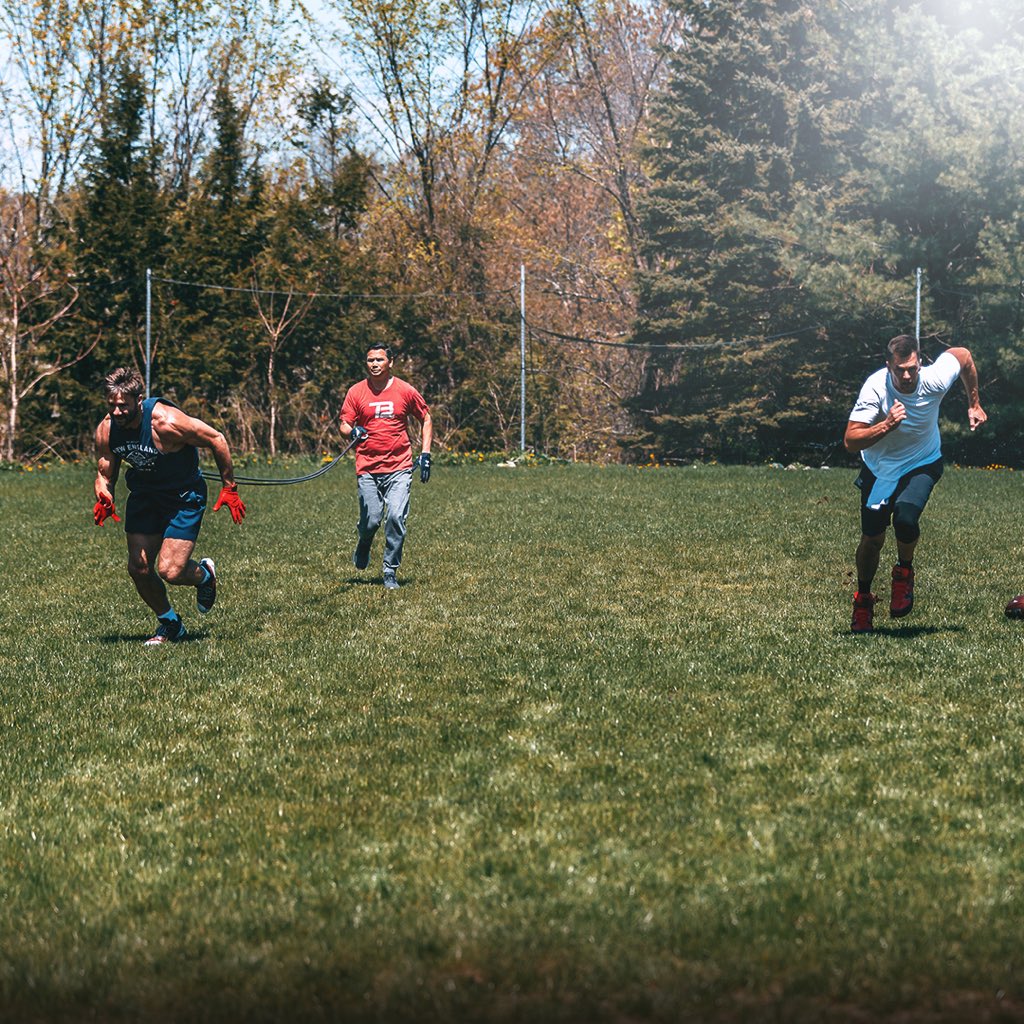 Edelman11's tweet photo. Who wins this race? @TomBrady https://t.co/kj4X2gKzra