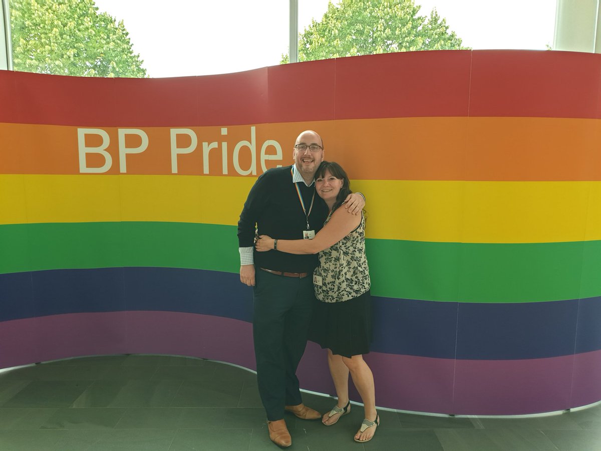 What a fabulous team at Aramark/BP Sunbury - James and John are just the best and simply fabulous. Roll on tomorrow 🏳️‍🌈#aramarkpride