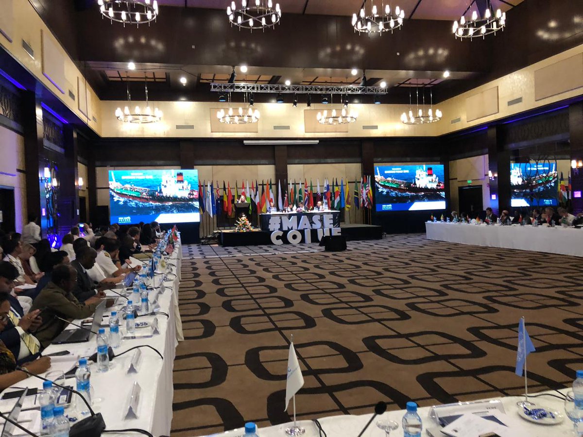 stableseas's tweet photo. #StableSeas State of Piracy Report 2018 was launched in Mauritius 🇲🇺at the 22nd @CGPCS_platform Plenary Session & the 2nd Ministerial Conference on #MaritimeSecurity in the Western Indian Ocean. @MASE_programme @EUAmbMauritius @OEForg @LydelleJ https://t.co/vEW7xVBC8g https://t.co/z7s8c3rCVi
