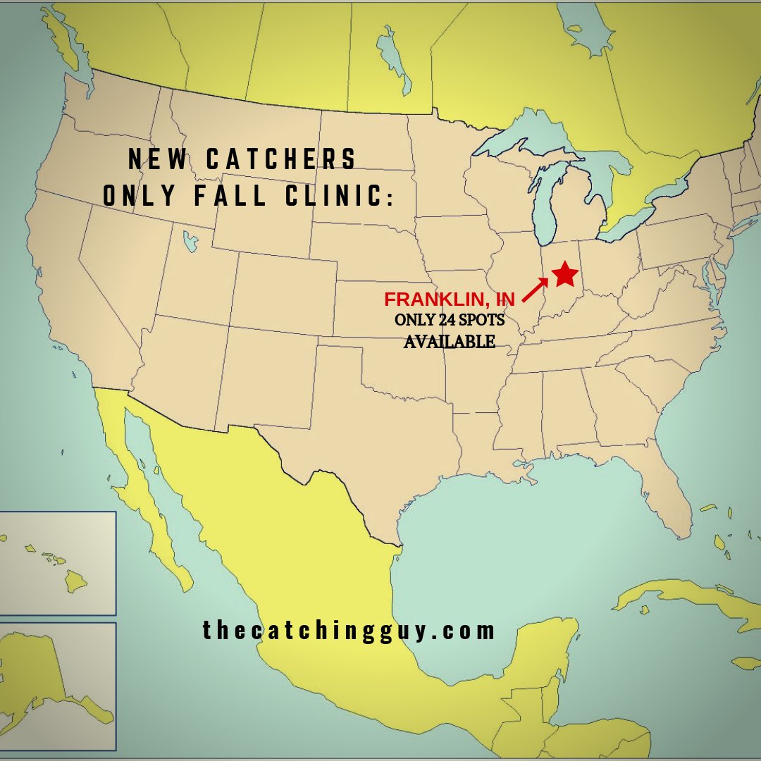 My Fall event schedule is almost full!  We just added Franklin, IN in November!  Space is limited at all of my events and some are already filling up.  And remember, this is the last week to get into the Rocker B Ranch Sleepover Camp which starts next week... #thelifeofacatcher