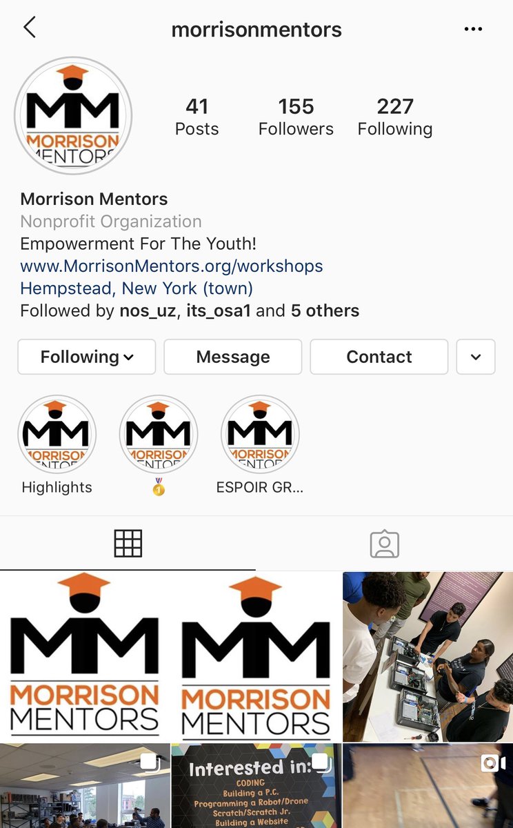 Morrison Mentors tweet media