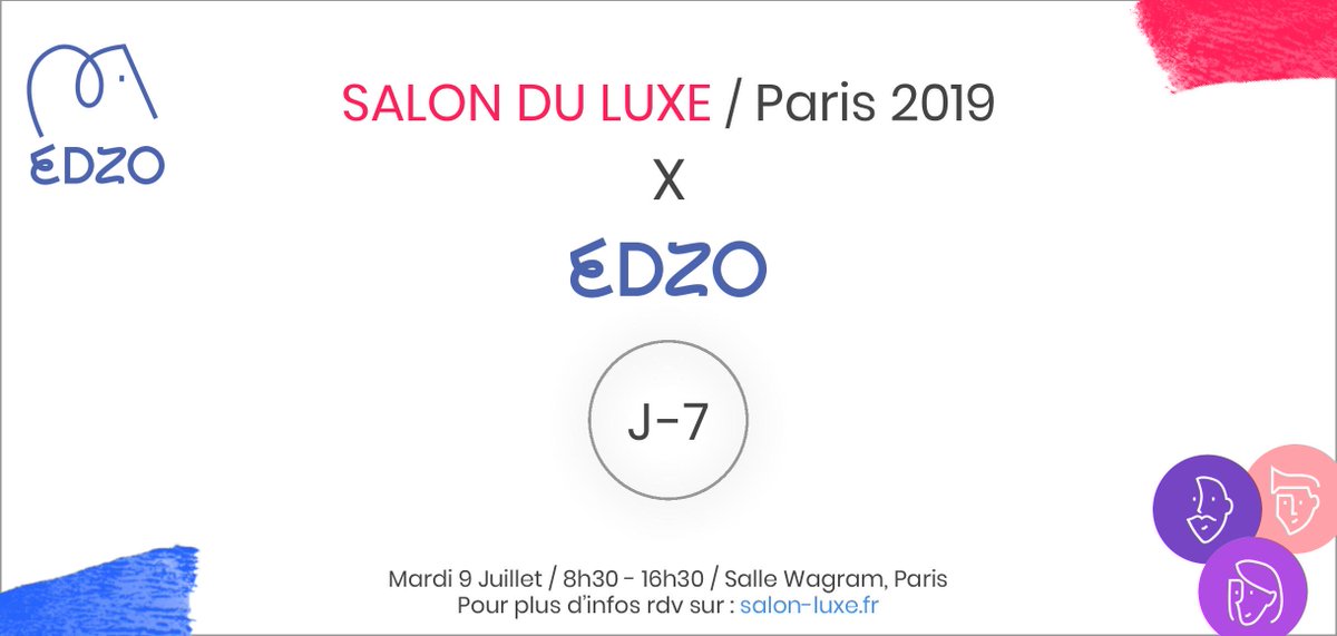 EdzoAi's tweet photo. EDZO participe à la 5ème édition du Salon du Luxe le 9 juillet prochain.
Au plaisir de vous y voir nombreux !! 
#salonduluxe @ShirineMaher @montibo #Retail #retailsolutions #edzo #Artificialintelligence #justintime #experienceclient #coachvirtuel https://t.co/kHmEkQTF2K