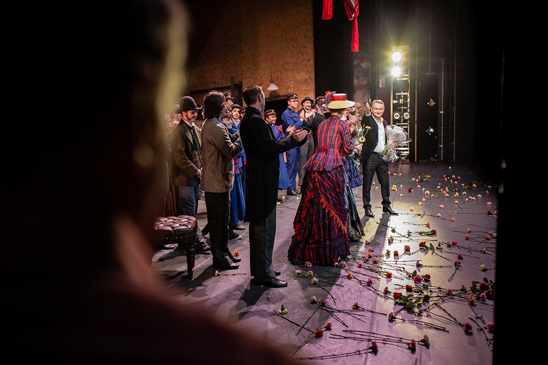 This was the moment that David Bintley took to our stage on Saturday night to say his final farewell after more than two decades as artistic director of <a href="/BRB/">Birmingham Royal Ballet</a>...

He built an exceptional company of dancers and a repertoire of new ballets that reflected his passion for storytelling