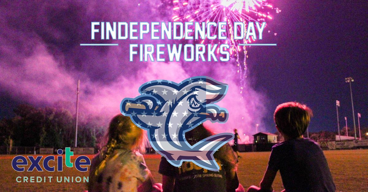 ILMSharks's tweet photo. Come on out to The Shark Tank and celebrate Findependence Day with us! Our friends from @RebellionNC will be there smoking up Chicken and Turkey for a good old backyard cookout! There will also be postgame fireworks presented by @Excite_CU! 

🎟 TICKETS: https://t.co/3zgH1RRQp5 https://t.co/cEKwH3TKEr