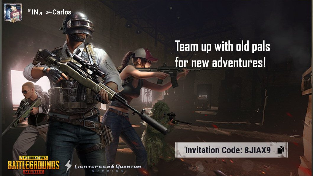 vikram_r_p's tweet image. Tap the link and return to the battlefield! Invitation Code: 8JIAX9 share.pbgcj.com/recallfriend.p…