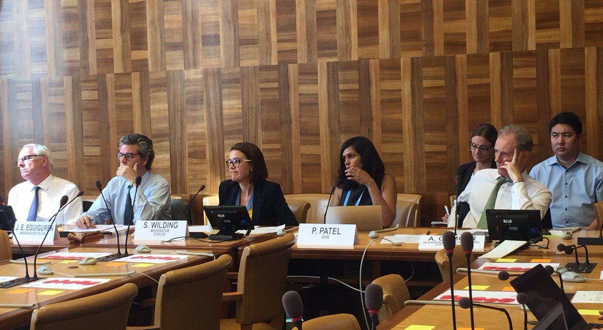 ChildRightsCnct's tweet photo. At #CivilSocietySpace Stock-taking Event, @ChildRightsCnct highlights #DGD2018 on #CHRD as a good example of civil society engagement and urges states to reach out proactively to children with a view to ensuring diversity of civil society participation #HRC41CSS @UNHumanRights https://t.co/RAAsMX0g7k